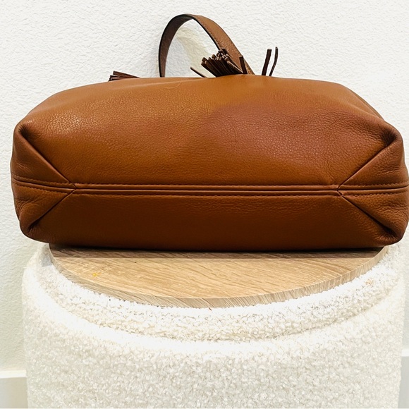 MICHAEL Michael Kors Camden Women's Brown Classic Tassel Satchel Bag - Picture 5 of 7